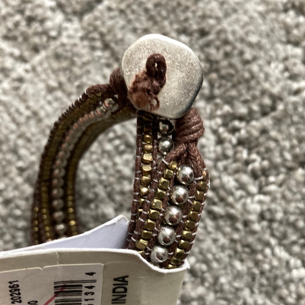 G.H. Bass & Co. Brown and Silver Wrap Bracelet - Picture 5 of 5